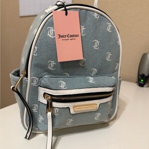Juicy Couture Blue Backpack